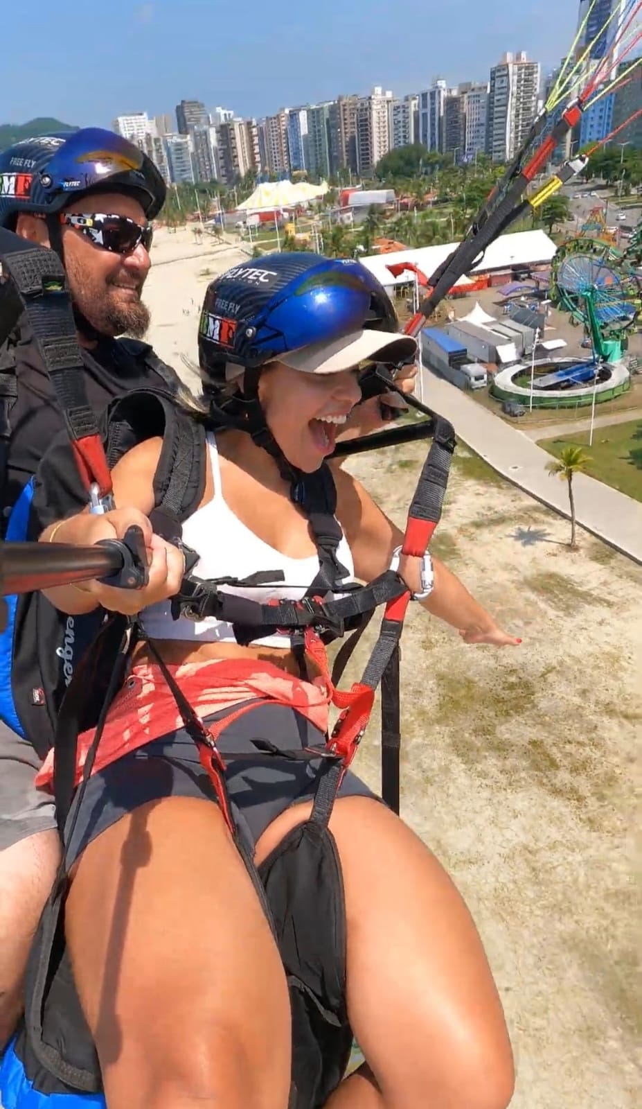 Emoção durante o voo